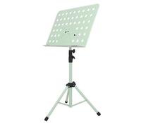 Pupitre de musique partition Pupitre à partitions pliable et réglable en hauteur, support de léger portable(Green)