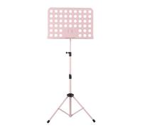 Pupitre de musique partition Support de trépied pliable for partitions musique en alliage d'aluminium for guitare, violon, piano(Pink)