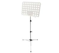Pupitre de musique pliable et portable, Pupitre à trépied pliable réglable for partitions multicolores 130x31.5x28cm(White)