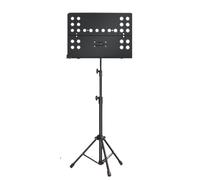 Pupitre de musique pliable et portable, Pupitre noir 190x48cm réglable et pliable for guitare, violon, tambour partitions