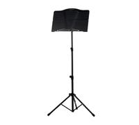Pupitre de musique pliable et portable, Pupitre pliable et Portable, hauteur réglable de 60 à 140cm, noir, for ordinateur, projecteur, livres, Home Studio