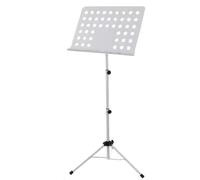 Pupitre de musique pliable et portable, Pupitre pliable réglable multicolore 147.5x50x47cm for partitions(White)