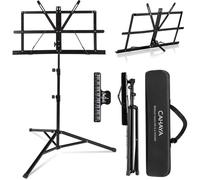 Pupitre de Musique Pliable, Léger, Portable Ajustable [Support pour Partition de Musique Porte-livre pour Bureau à Double Usage 2