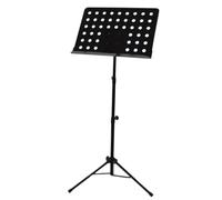Pupitre de musique, support de lecture pliable et relevable for la pratique à domicile et les représentations sur scène(Black)