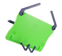 Pupitre de Partition pour Musiciens Portable Pliable Étudiants | ABS Vert, Support Stable pour Livres et Tablettes Légères, Usage Bureau, Scène et Bibliothèque