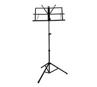 Pupitre de partitions, pupitre de partition en métal pliable et portable avec sac de transport Support de podium réglable avec base de trépied pour accessoires d'instruments de