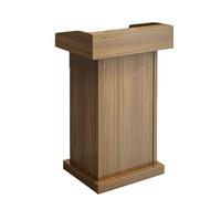 Pupitre de pupitre en bois - Table de présentation réglable pour églises, événements et accueil - Bureau professionnel pour conférences et réceptions