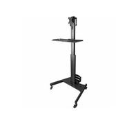 Pupitre de travail mobile - Chariot ordinateur ergonomique réglable en hauteur