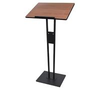 Pupitre d'église portable - Pupitre de sol réglable pour présentations d'enseignants, réunions de bureau, mariages et événements - Support de haut-parleur de table léger et robuste