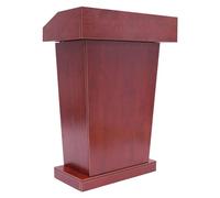 Pupitre d'église réglable en bois noir avec tiroir - Podium de 69,8 x 35,6 x 110 cm pour églises, conférences et salles de classe - Support de 50 kg, support de bureau parfait