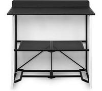 Vonyx DBF105 Pupitre DJ Compact Pliable - Table DJ Portable avec Housses Lycra et Housse de Transport - Stand DJ Mobile Stable pour Prestations