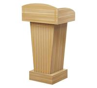 Pupitre en bois avec base large robuste pour église, conférence et conférence