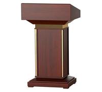Pupitre en bois massif de qualité supérieure pour église, bureau et présentations - Pupitre polyvalent pour débats discours et événements - Chaire au design élégant
