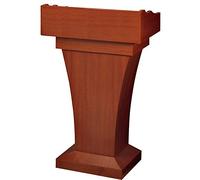 Pupitre en bois massif pour conférence, bureau et enseignement - Élégant bureau de bienvenue pour prise de parole en public, présentations et événements