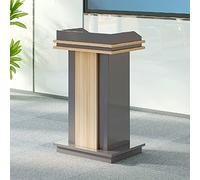 Pupitre en bois portable pour églises, réceptions, stations d'accueil et prise de parole en public, design élégant et durable