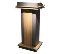 Pupitre en Bois pour présentations, églises, Bureaux et hôtels. Pupitre de Sol Polyvalent pour orateurs. Design Durable et élégant. Affichage Multi-usages.