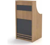 Pupitre en bois Pupitre d'orateur mobile Table haute Bureau JVmoebel