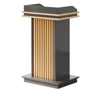 Pupitre en bois robuste pour églises, écoles et conférences - Pupitre d'accueil et support de salle de classe durable, chaire professionnelle pour la prise de parole en public, idéal pour le