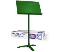 Pupitre Manhasset Symphony vert mat 4801-MGN | Support en Manhasset durable et durable, hauteur réglable, 50,8 x 30,5 cm, bureau, salle de classe, orchestre et bande