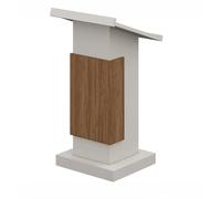 Pupitre moderne en bois massif pour discours, bureau, réception, église, mariage, hôtel, événements A