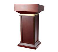 Pupitre moderne en bois pour hôtel, accueil et réception à l'église, simple pour ordinateur portable, hauteur réglable, design élégant pour un usage professionnel