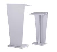 Pupitre moderne portable pour présentations et discours, table de lutrin debout pour salle de classe, bureau et restaurant, 55 x 35 x 110 cm, hauteur réglable