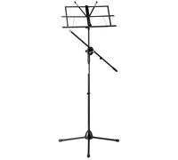 Pupitre Musique Pliable Partition Portable Reglable avec Support Mic Microphone