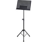 Pupitre Musique pour Partitions Orchestre Support Reglable Portable Tripode Noir