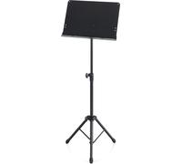 Pupitre Orchestre Musique Support Tablette Métallique Ajustable Noir Tripode