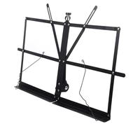 Pupitre Pliable de Table en Fer Noir, Réglable pour Lecture | Angle Confortable pour Lire, Format Portable, Support Compact pour Partitions et Livres
