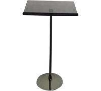 Pupitre Portable en Acrylique 78/110 cm - Pupitre Noir Professionnel avec Large Surface pour Discours, Bureau, Salle de Classe, événements - Table de conférence Durable et élégante