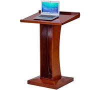 Pupitre portable en bois massif pour bureau et conférence, table de présentation pour enseignant, léger et facile à déplacer, idéal pour les réunions et les événements