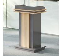 Pupitre portable en bois - Parfait pour salle de classe, église, auditorium et réunions - Support réglable pour une utilisation facile, présentation et réception professionnelles