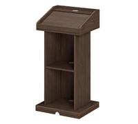 Pupitre Portable, pupitre Debout, Bureau d'accueil avec Rangement Ouvert, pupitres pour églises, podiums d'hôtel, pupitre Simple et Stable