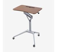 Pupitre Portable Réglable,Petit Bureau D'accueil Avec 4 Roulettes Verrouillables,Pupitre Roulant For Enseignants,Salle De Classe,Bureau,Table De Conférence,Conférence(White)