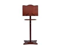Pupitre portable réglable pour églises et bureaux - Support réglable en hauteur avec étagère ouverte pour les écoles, les conférences et les réunions - Polyvalent Presentat Solut