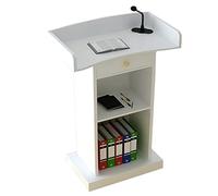 Pupitre portable rouge sur pied - Élégant pupitre intérieur/extérieur et support d'ordinateur portable pour église, école, mariage - Design fonctionnel, pas besoin de tiroir