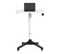 Pupitre pour Conférence Mobile Réglable en Hauteur À Roulettes Lutrin | Podium pour Discours Levage par Simple Pression Capacité de Charge de 40 Kg pour Église, Bureau, Salle de eige)