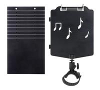 Pupitre pour partitions | Support d'affichage robuste, réglable, portable et stable - Support pour lyre musicale de trompette - Pour piano, ukulélé, guitare, trompette, clarinette, tambour bas