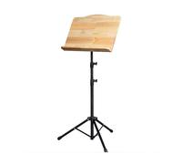 Pupitre réglable avec dessus en bois - Hauteur 80-170 cm Support de partition pliable pour piano, violon, orchestre, projecteur ou ordinateur portable, 3 couleurs (B)