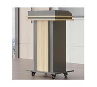 Pupitre réglable en bois robuste - Bureau de présentation robuste pour enseignants, événements et conférences - Design professionnel 30 x 40 x 100 cm pour parler en public