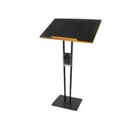 Pupitre réglable sur pied avec lecture spacieuse et ouverture Sto Supporte 150 kg t pour présentations, conférences et prise de parole en public