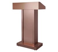 Pupitre Robuste en Acier Inoxydable. Podium Moderne et élégant avec Protection des Bords. Chaire Durable et Bien conçue pour conférences, événements et présentations.