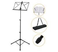Pupitre Support Trépied Partitions Musique D'orchestre Réglable Comprend Sac