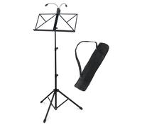 Pupitre Support Trépied Partitions Musique D'orchestre Réglable Set Sac et Lampe
