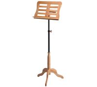 Pupitre Trepied Support Feuillet de Musique Orchestre Reglable 93-134cm Bois