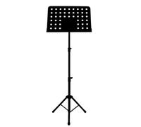 Pupitres à musique Pupitre à partitions pliable musique portable Support de livre léger et réglable for jouer des pièces d'instruments(Black)