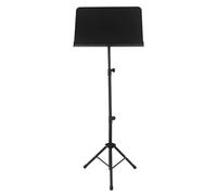 Pupitres à musique Support de pupitre en métal portable, support partition pliable for guitare, violon, saxophone, ukulélé(Black)