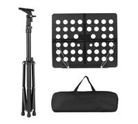Pupitres à musique Support de trépied pliable for partition musique, support en alliage d'aluminium, sac résistant à l'eau for violon, piano, guitare