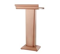 Pupitres et podiums en métal, Pupitres et podiums en Acier Inoxydable, Chaires pour églises, conférences, Discours, Mariages, salles de Classe, Concerts(Rose Gold)